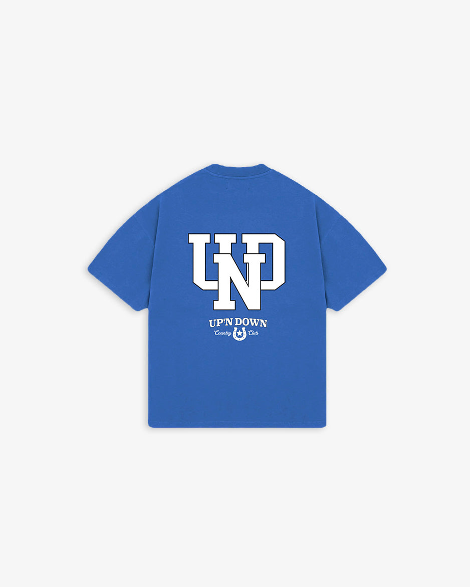 T-SHIRT OVERSIZED UND — BLEU