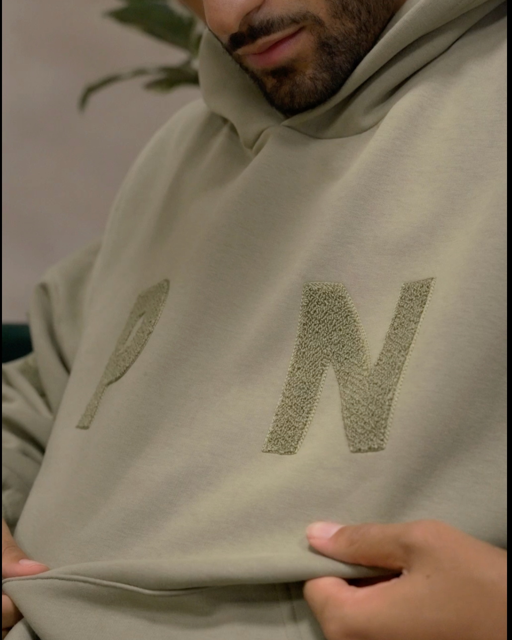 HOODIE UPND — KAKI