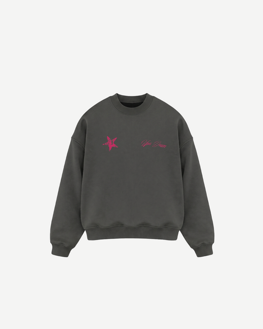 CREWNECK STARS — CHARBON
