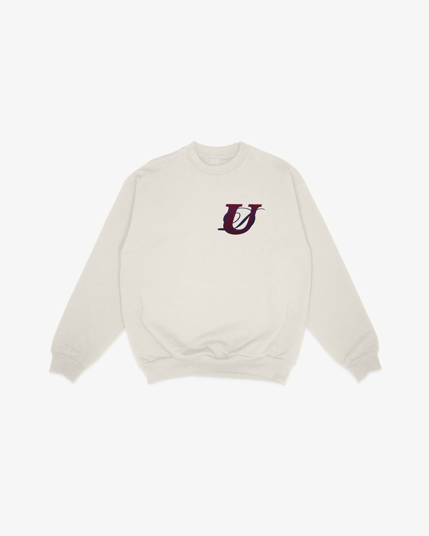 CREWNECK LUXURY — CRÈME