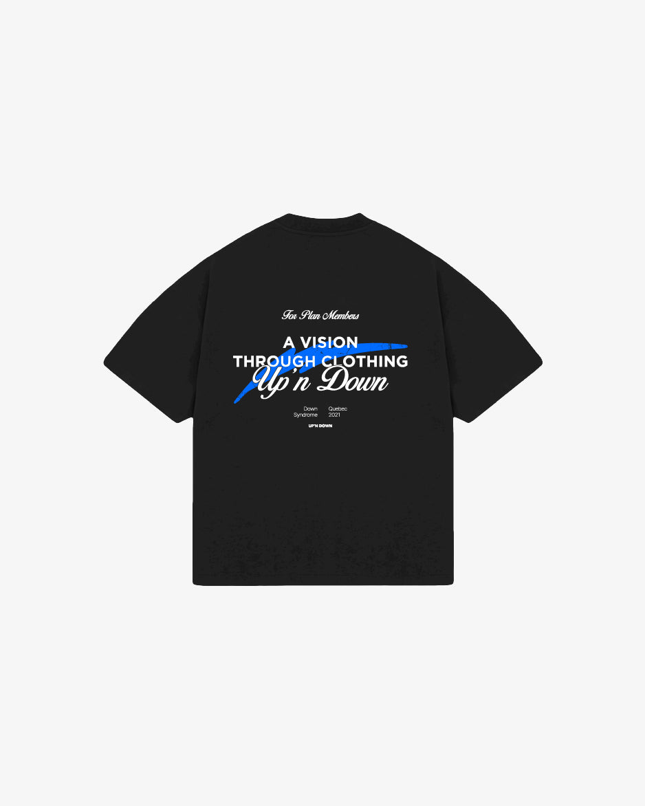 T-SHIRT PLAN MEMBER - NOIR