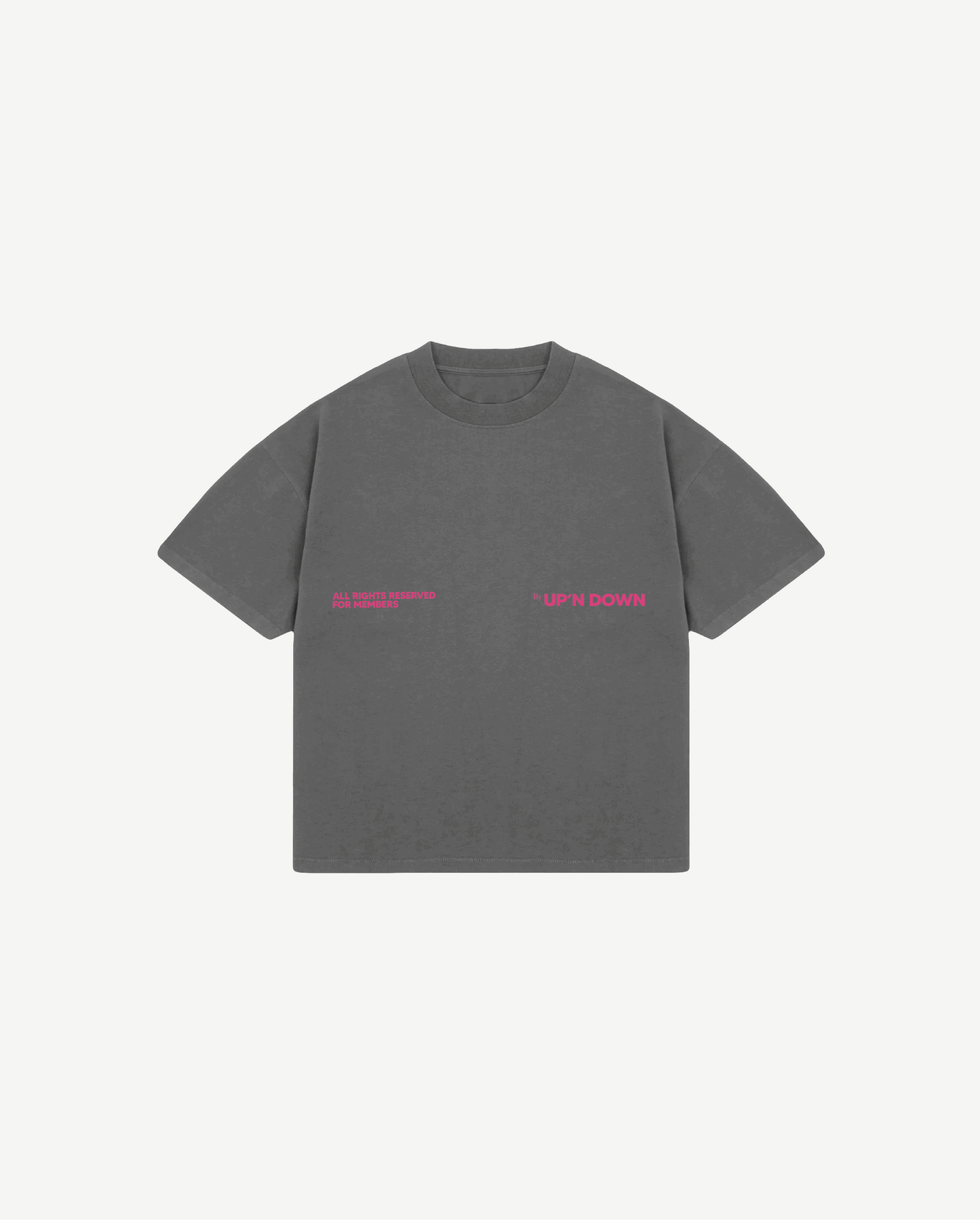 T-SHIRT OVERSIZED PM - CHARCOAL