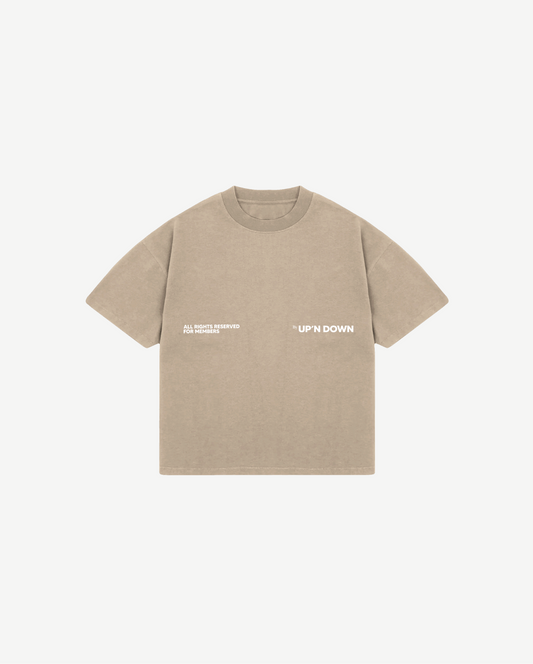 T-SHIRT OVERSIZED PM - TAUPE
