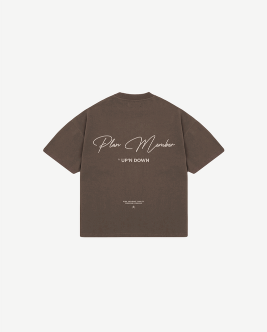 T-SHIRT OVERSIZED PM - BRUN