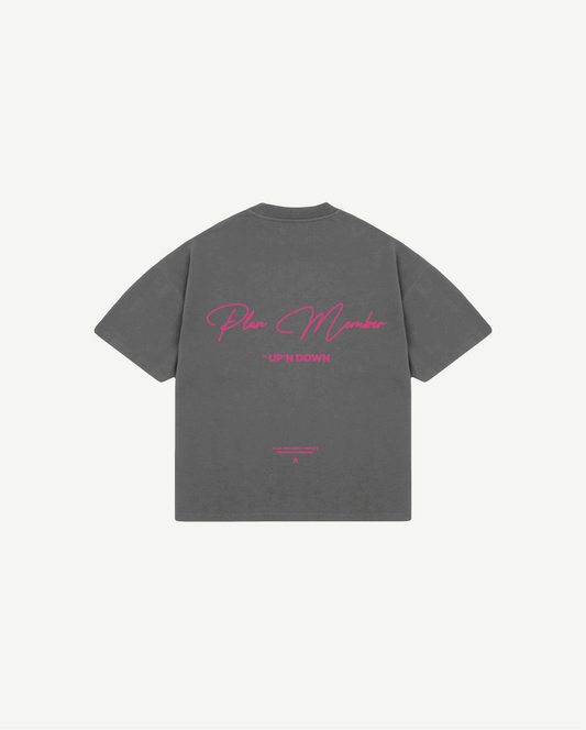 T-SHIRT OVERSIZED PM - CHARCOAL