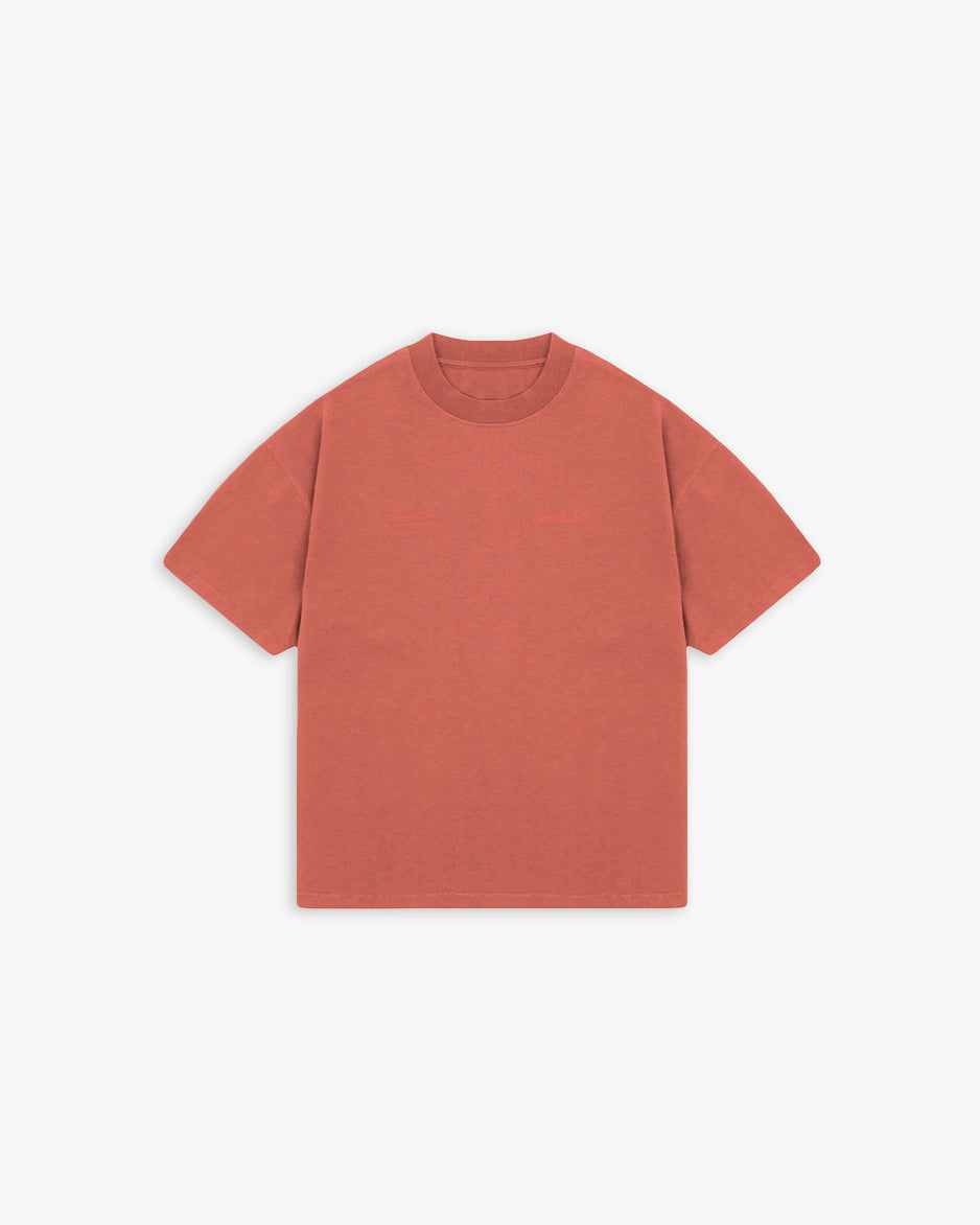 T-SHIRT OVERSIZED ORIGINAL– ROUGE BRÛLÉ