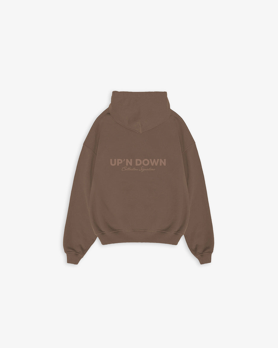 HOODIE SIGNATURE — BRUN