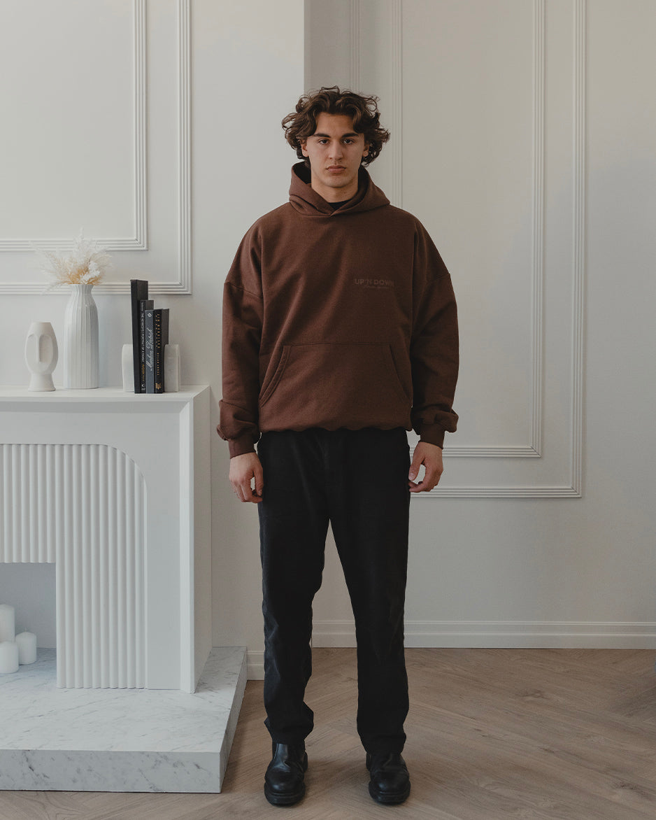 HOODIE SIGNATURE — BRUN