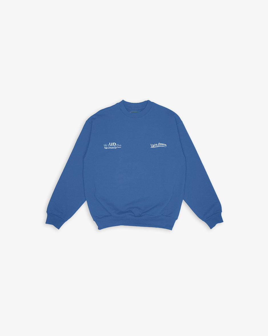 CREWNECK COUNTRY CLUB — BLEU