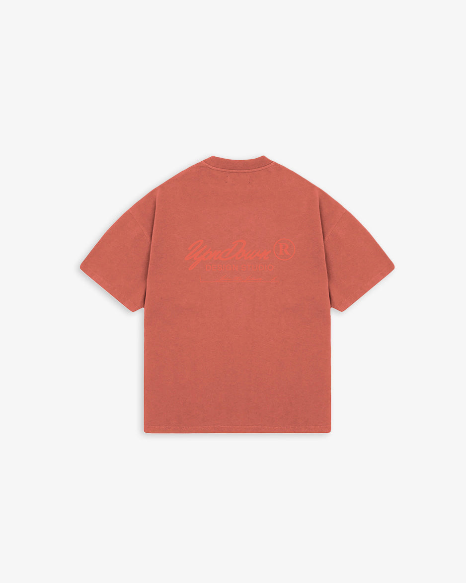 T-SHIRT OVERSIZED ORIGINAL– ROUGE BRÛLÉ
