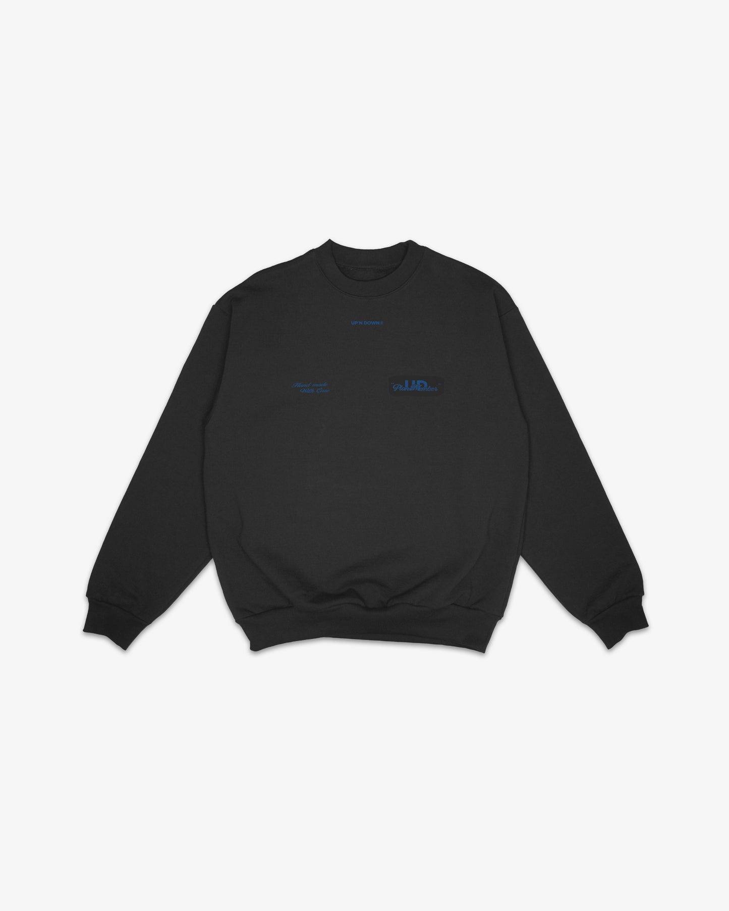 CREWNECK HANDMADE — NOIR