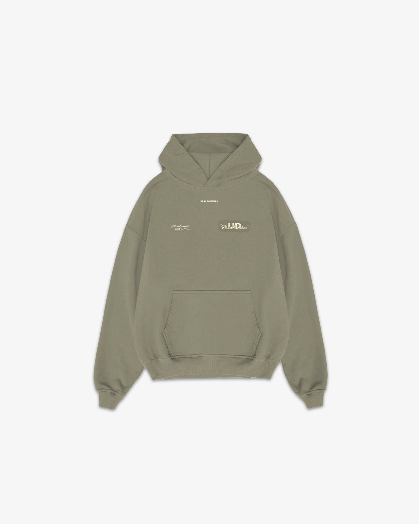 HOODIE HANDMADE — KAKI