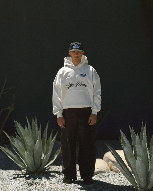 HOODIE BRODÉ — GRIS