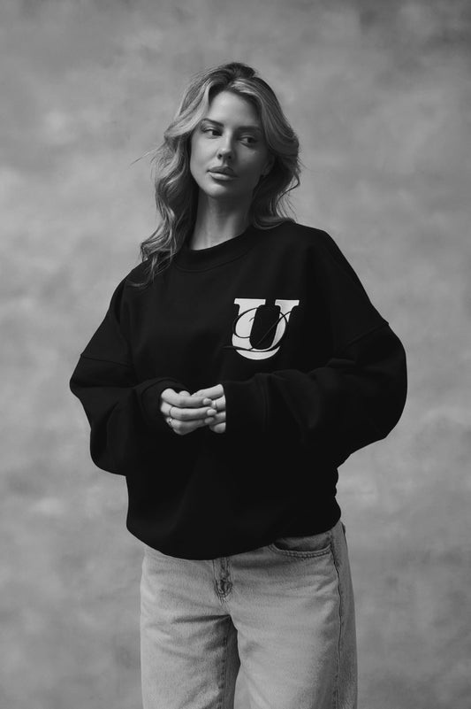 CREWNECK LUXURY — MIDNIGHT