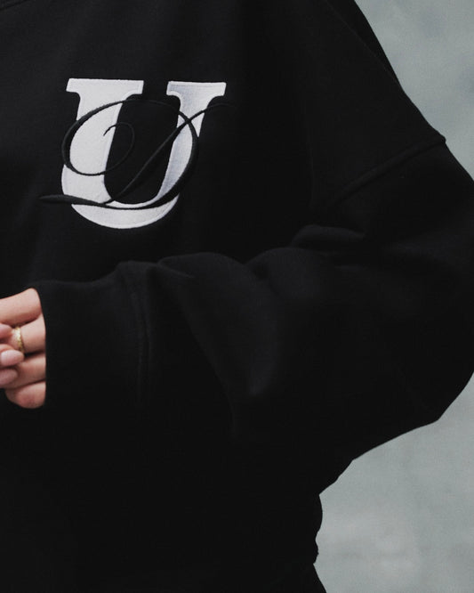 HOODIE LUXURY — NOIR