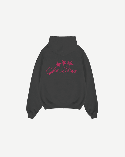 HOODIE STARS — CHARBON