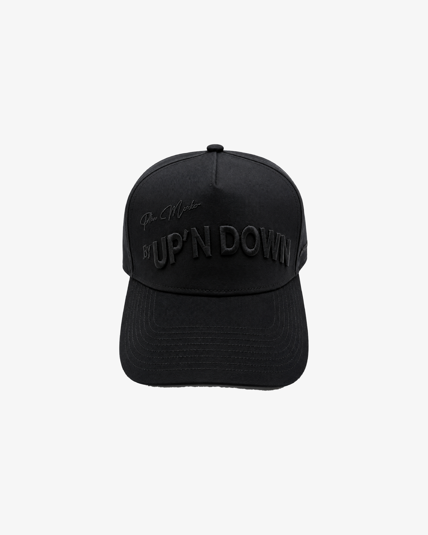 CASQUETTE A FRAME — NOIR