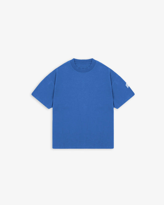 T-SHIRT OVERSIZED UND — BLEU