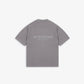 T-SHIRT OVERSIZED SIGNATURE — CHARCOAL