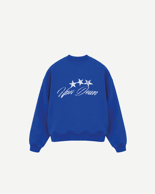 CREWNECK STARS — ROYAL
