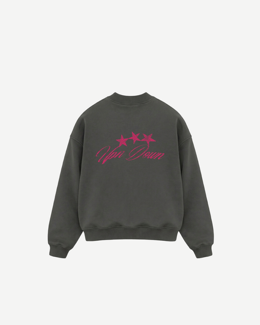 CREWNECK STARS — CHARBON
