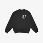 CREWNECK LUXURY — NOIR