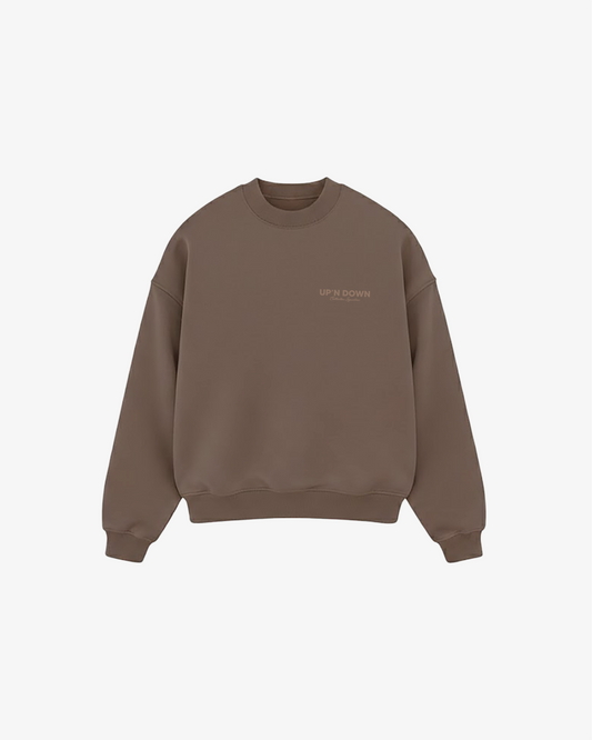 CREWNECK SIGNATURE — BRUN