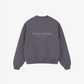 CREWNECK SIGNATURE — CHARCOAL