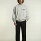 CREWNECK SIGNATURE — GRIS CENDRÉ