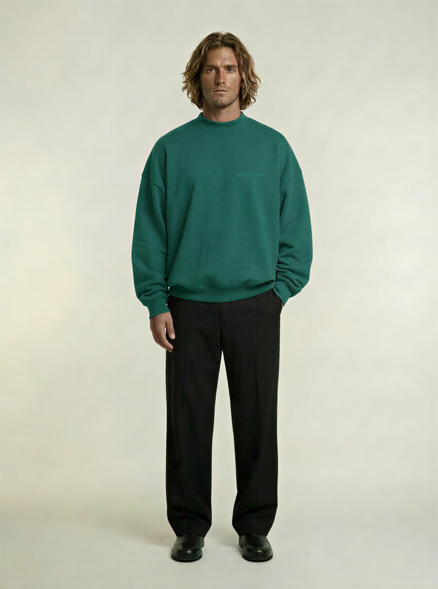 CREWNECK SIGNATURE — VERT