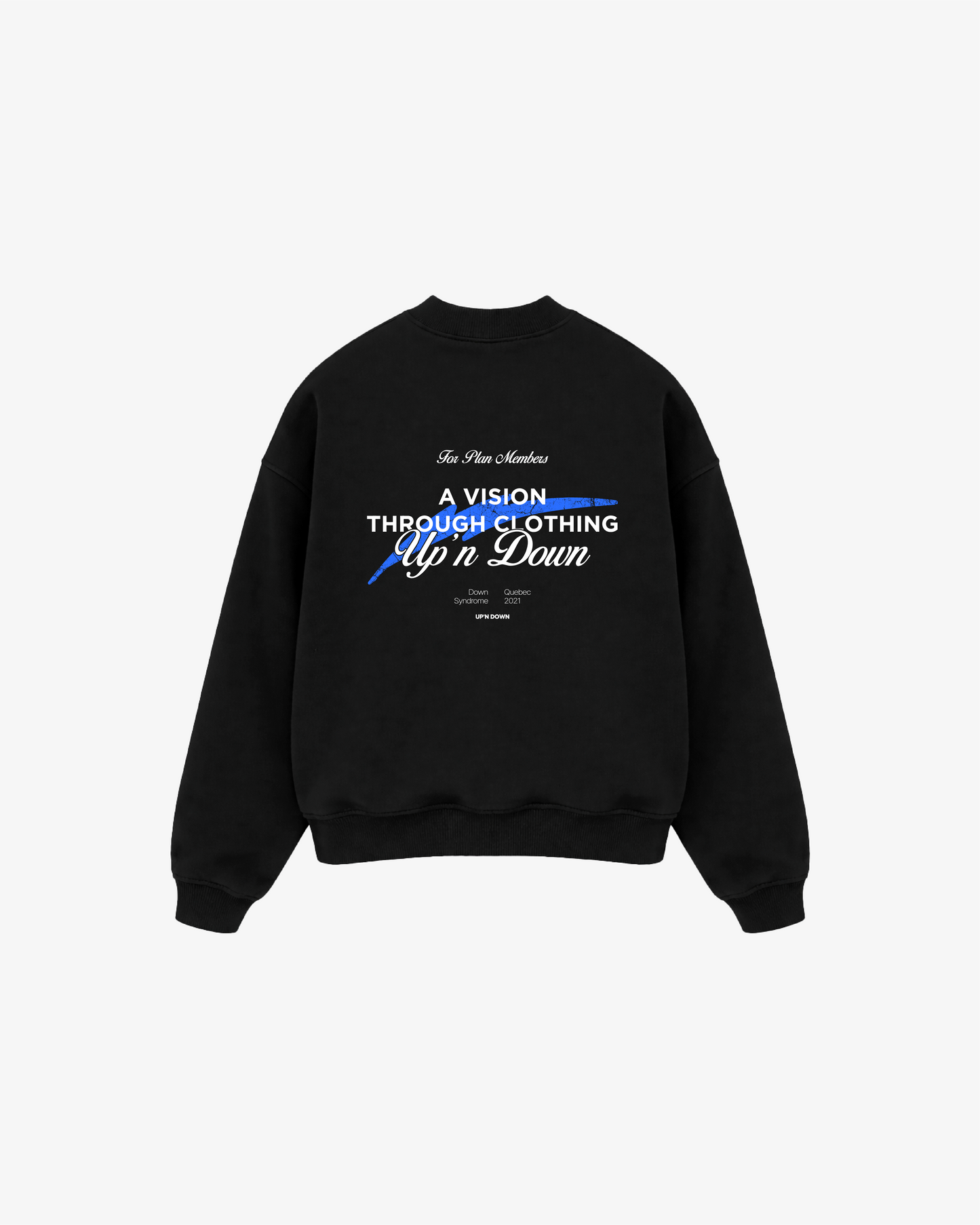 CREWNECK PLAN MEMBER — NOIR