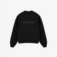 CREWNECK SIGNATURE — NOIR