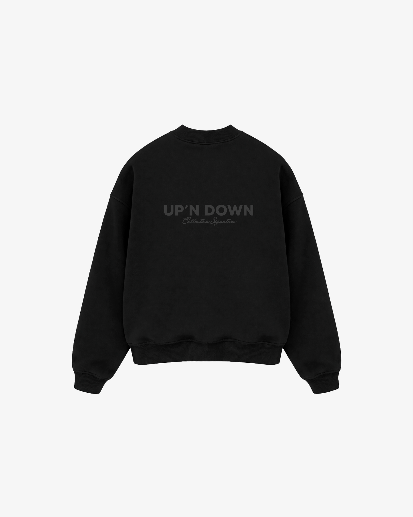 CREWNECK SIGNATURE — NOIR