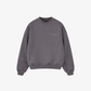 CREWNECK SIGNATURE — CHARCOAL