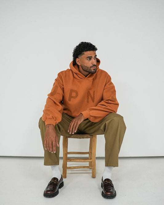 HOODIE UPND — OCRE