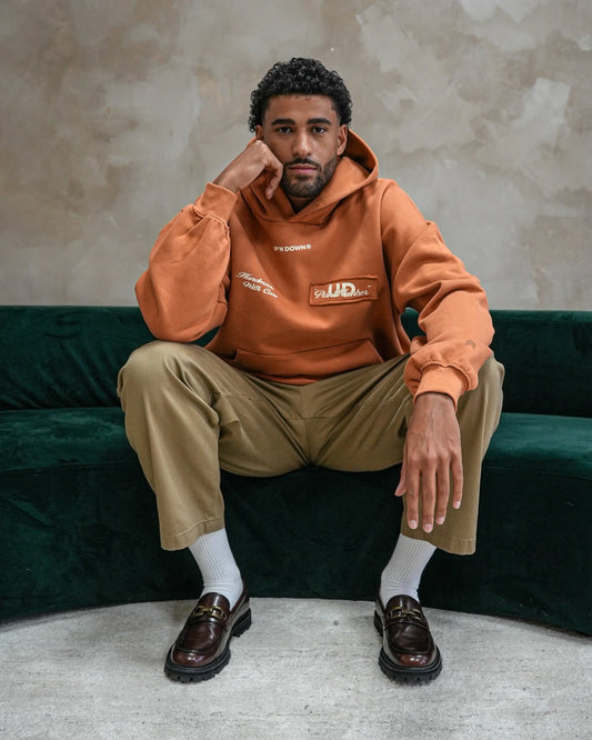 HOODIE HANDMADE — OCRE