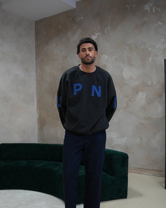 CREWNECK UPND — NOIR