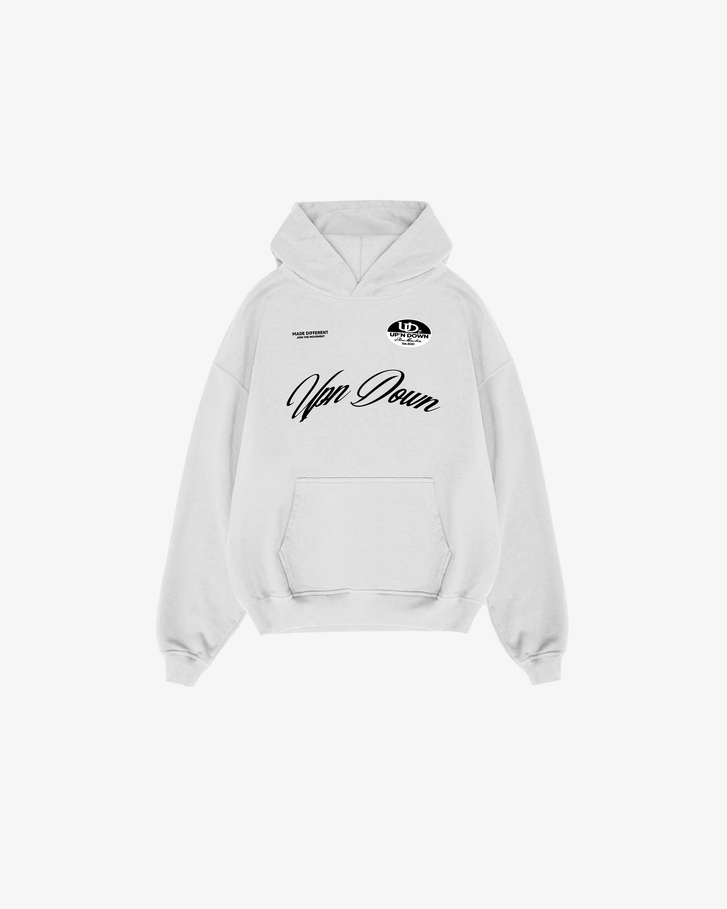 HOODIE BRODÉ — GRIS