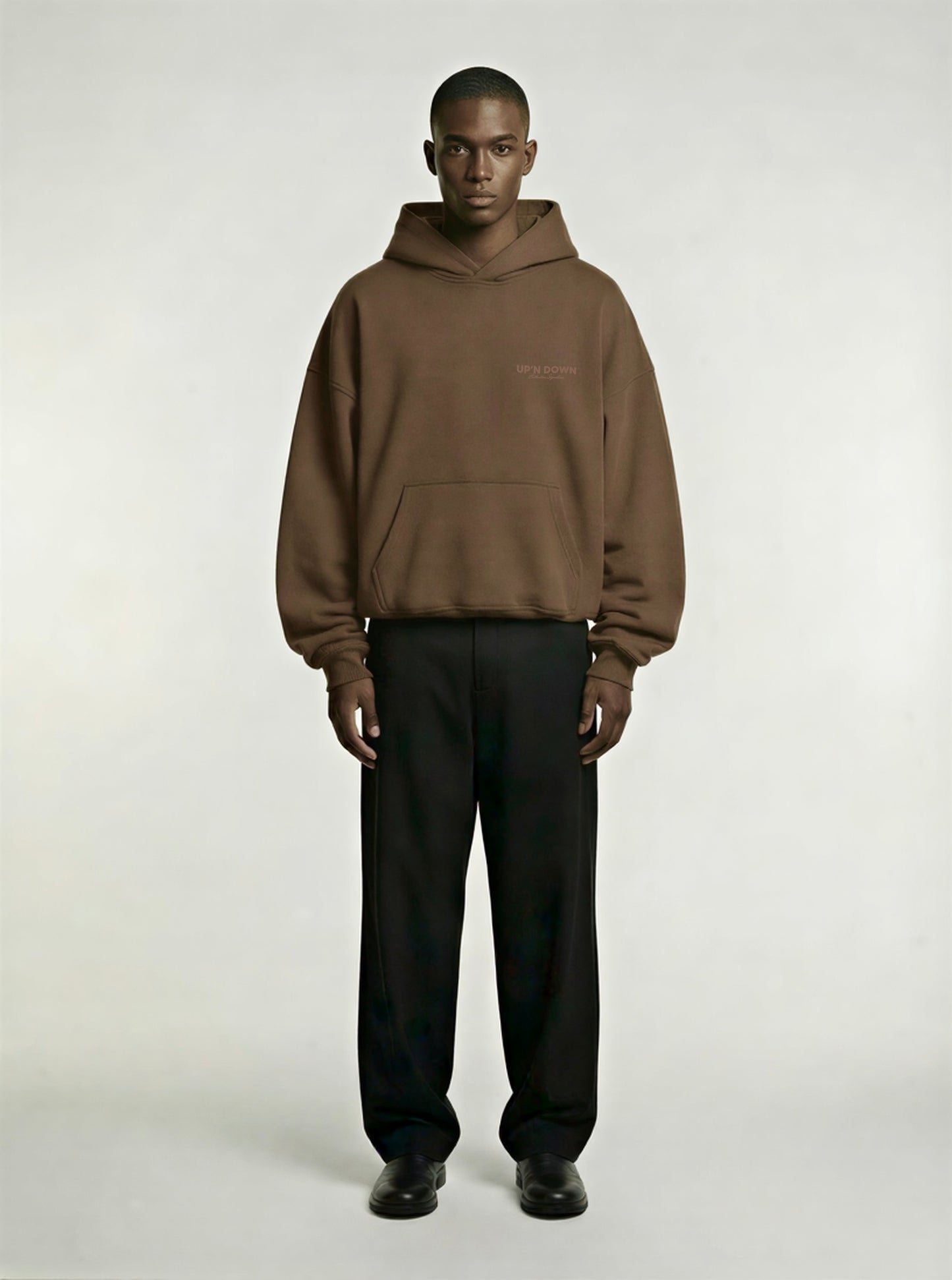 HOODIE SIGNATURE — BRUN