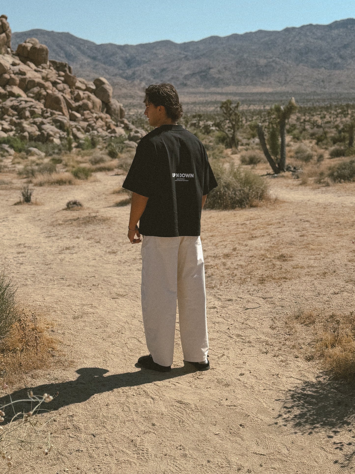 T-SHIRT VISION — NOIR