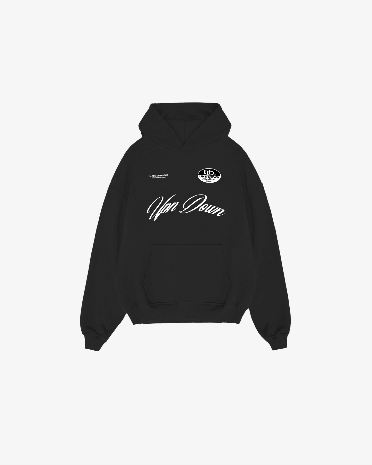 HOODIE BRODÉ — NOIR