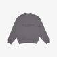 CREWNECK SIGNATURE — CHARCOAL