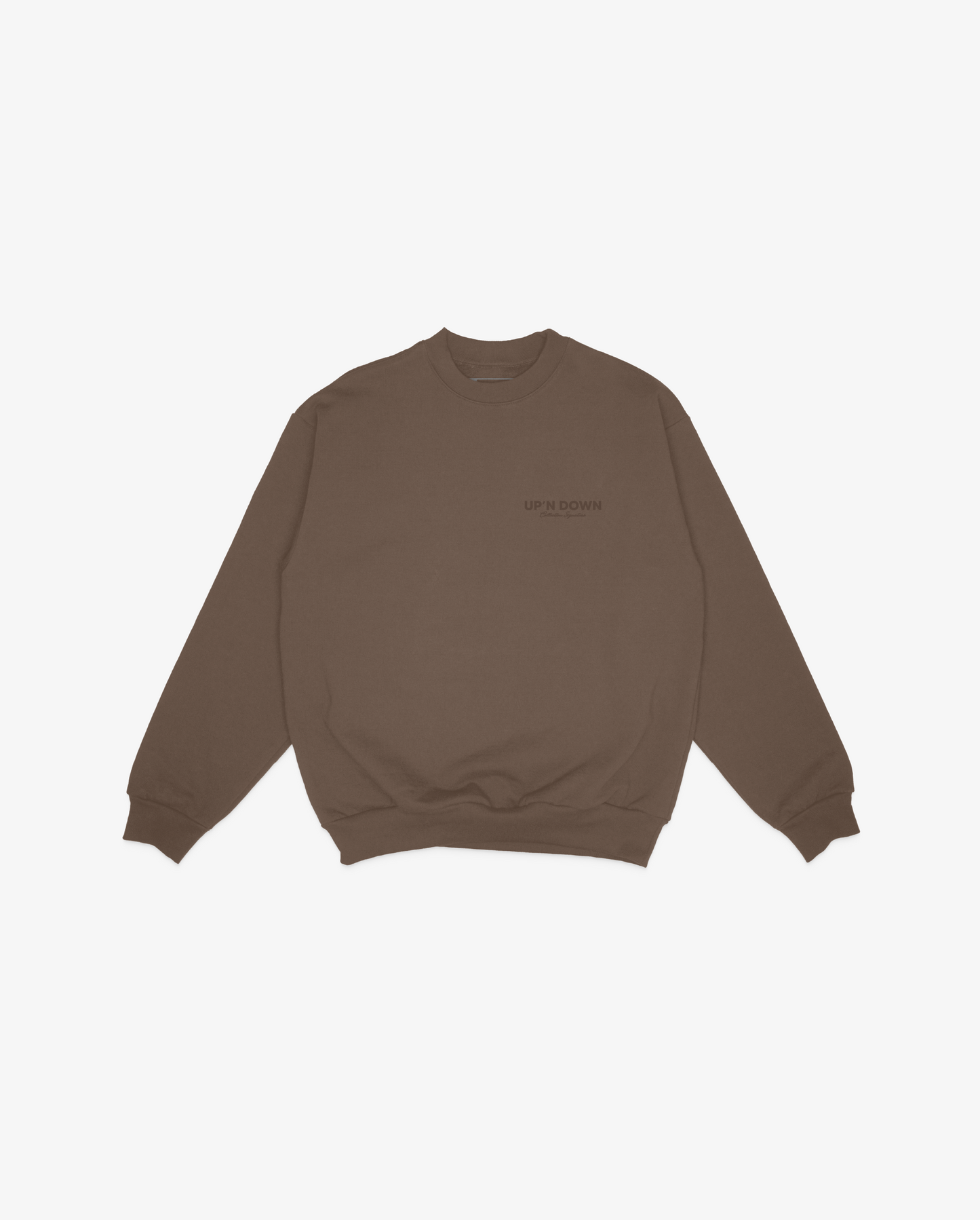 CREWNECK SIGNATURE — BRUN