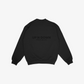 CREWNECK SIGNATURE — NOIR