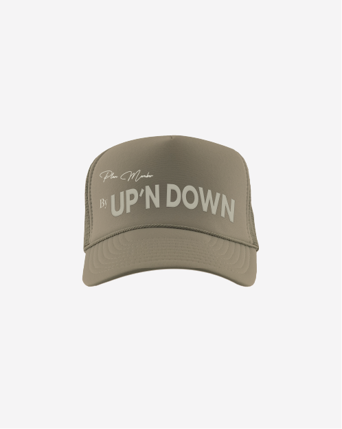 TRUCKER HAT — TAUPE