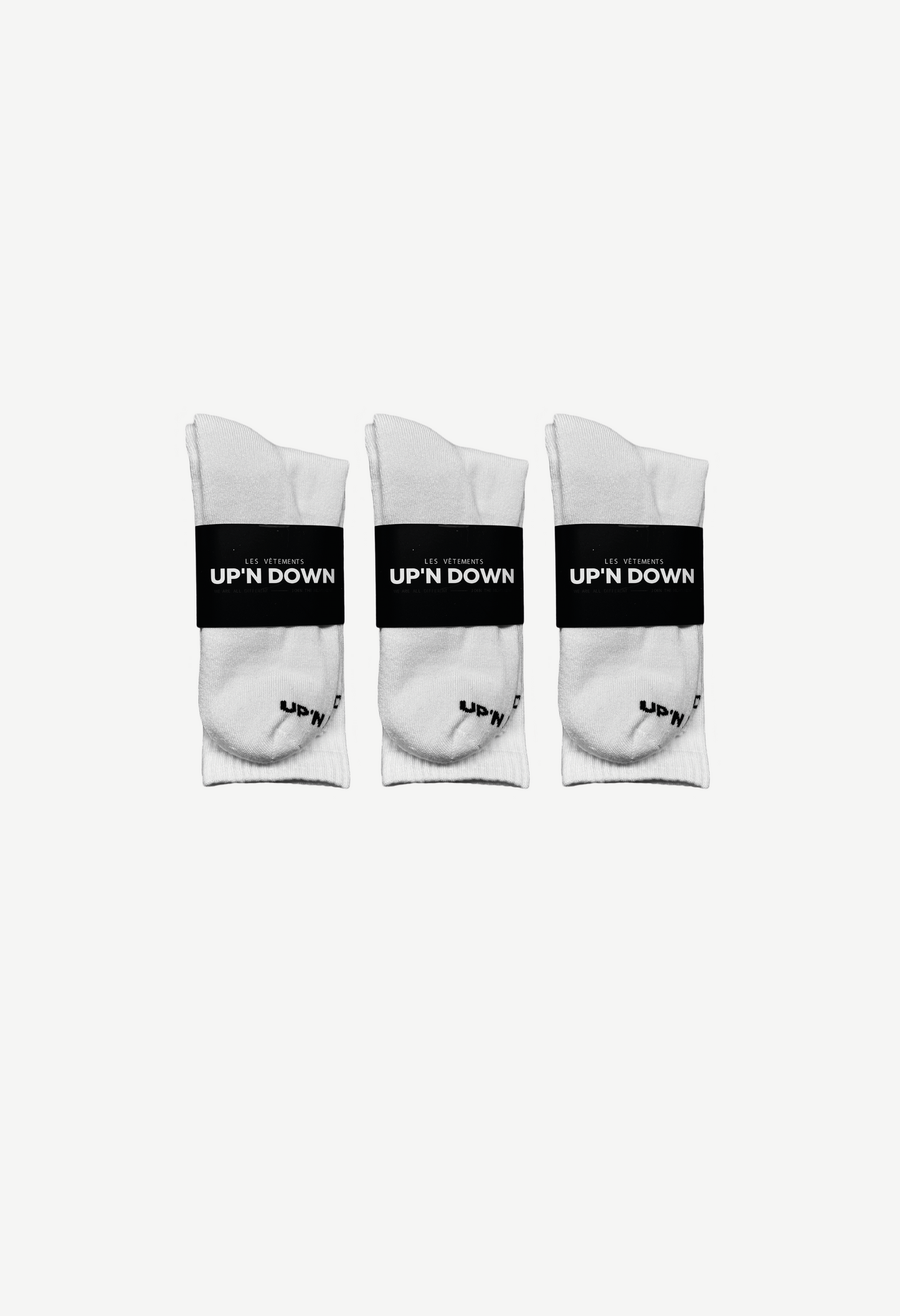 3-Pack Bamboo Sock — Blanc