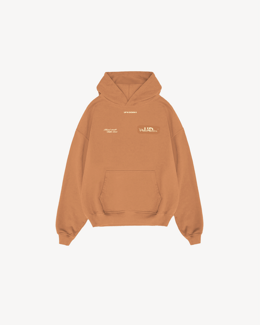 HOODIE HANDMADE — OCRE