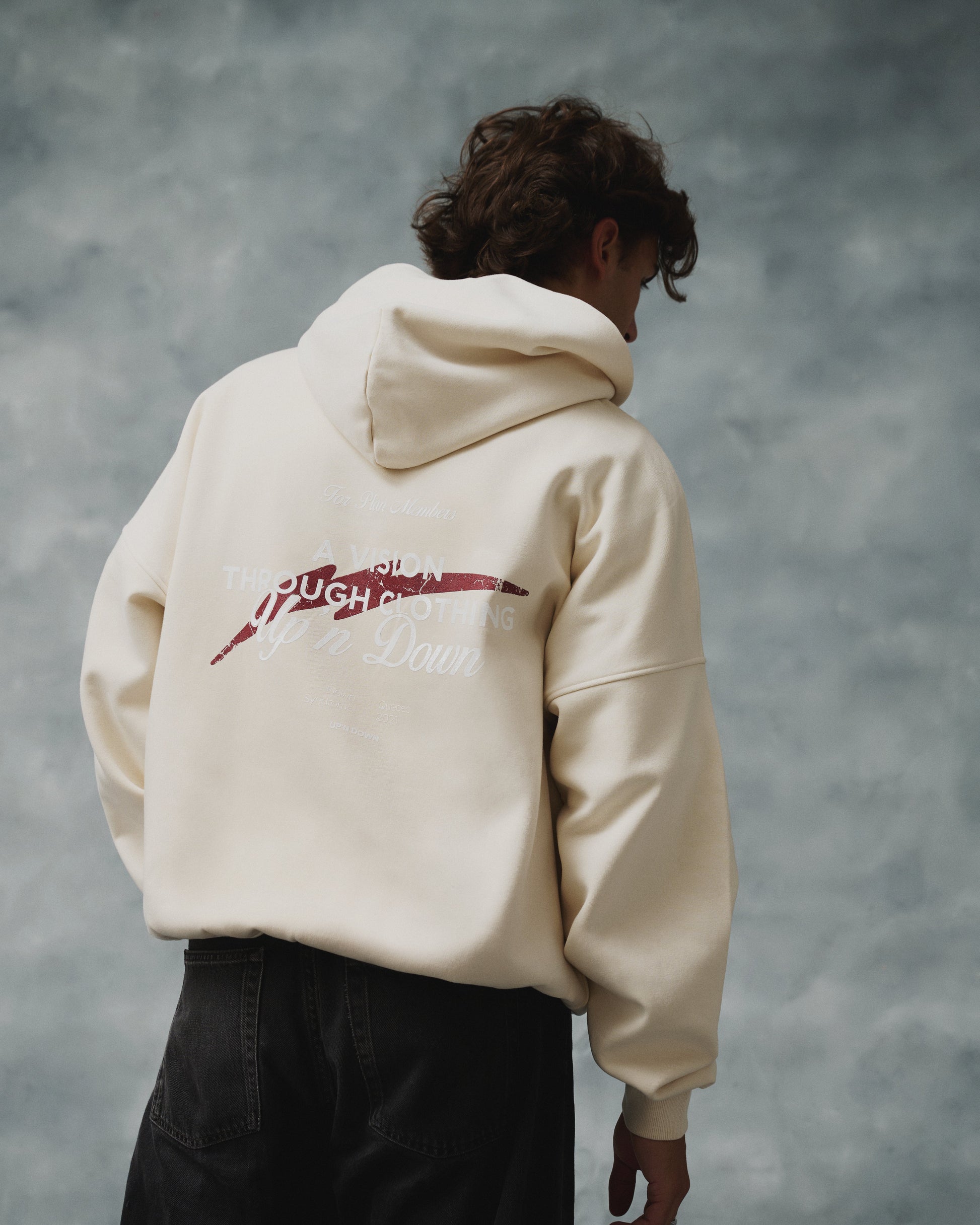 HOODIE PLAN MEMBER — CRÈME