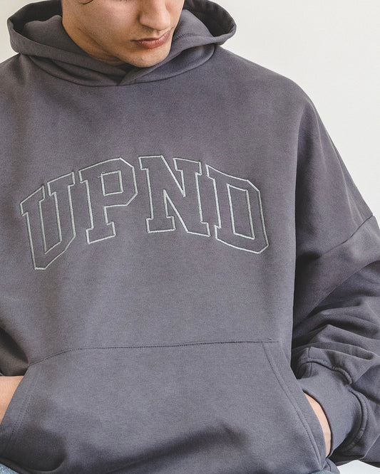 HOODIE BRODÉ — CHARCOAL