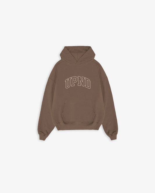 HOODIE BRODÉ — BRUN